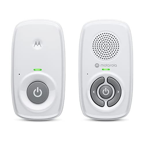 Motorola Nursery Baby Monitor Audio Only, No WiFi, Long Range AM21 with Private Connection, Cry Detection, Volume Control, Portable Parent Unit, Ideal for Safe Monitoring